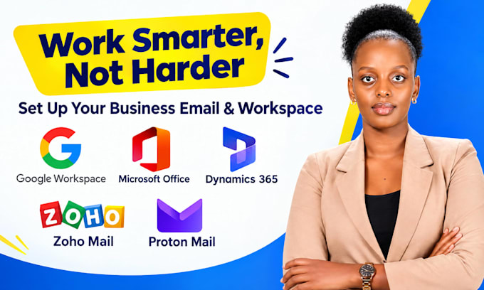 setup google workspace microsoft office dynamics 365 zoho mail proton mail email