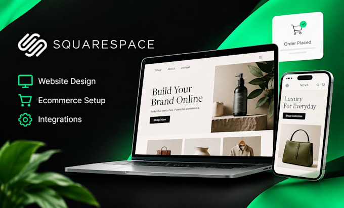 build squarespace design, redesign squarespace website, wixsquarespace