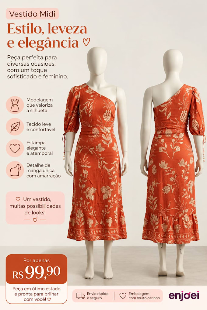 ad with product descriptions