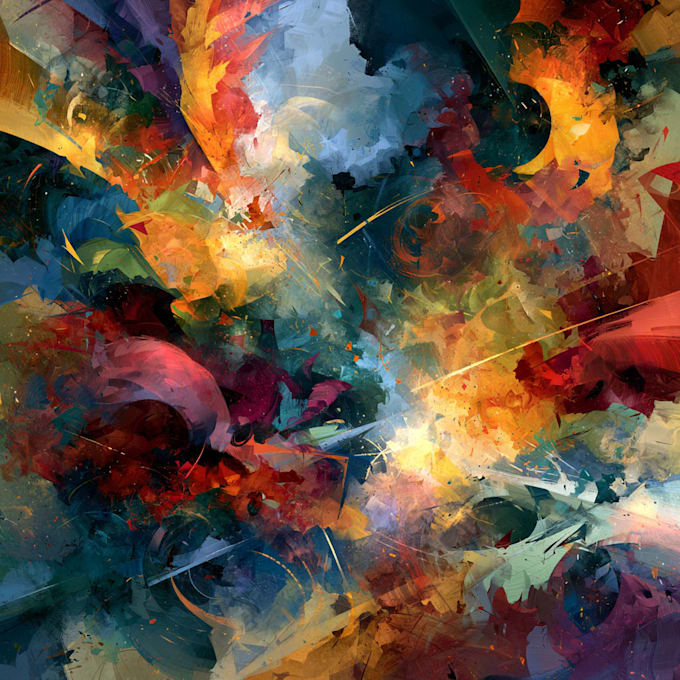 paint professional abstract art