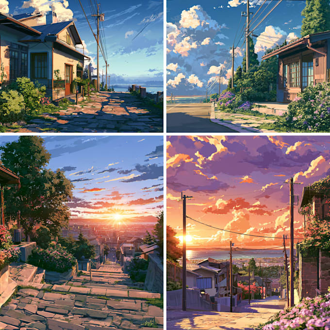 make you cinematic anime with animated background