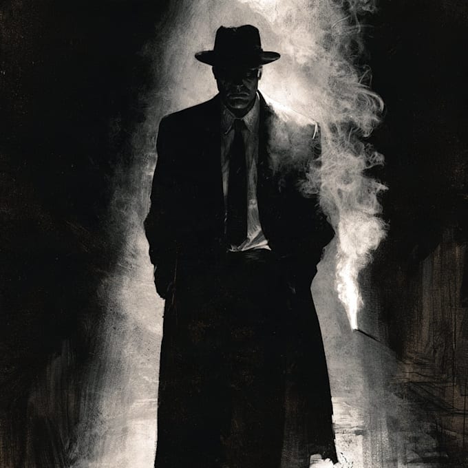 do noir, horror and dark comic book art and illustrations