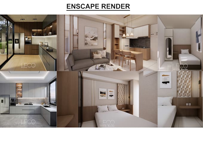 create realistic 3d interior renderings