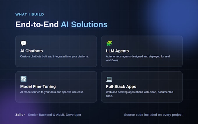 create advanced llm agent and generative ai applications