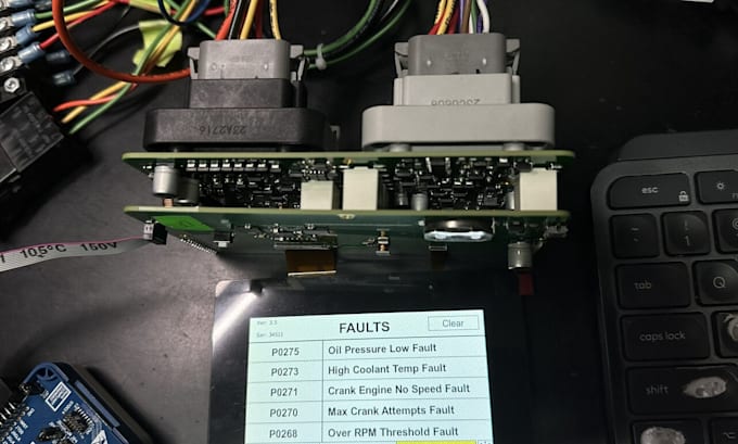 develop embedded gui, hmi using lvgl, touchgfx for your project