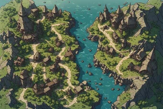 make a fantasy map for your dnd game