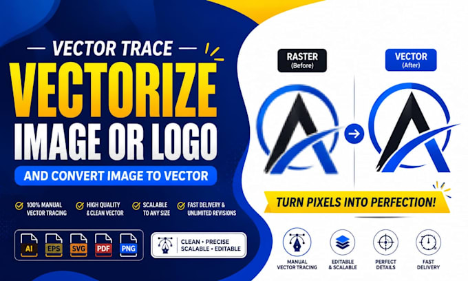 vector trace your logo vectorize image and convert image to vector