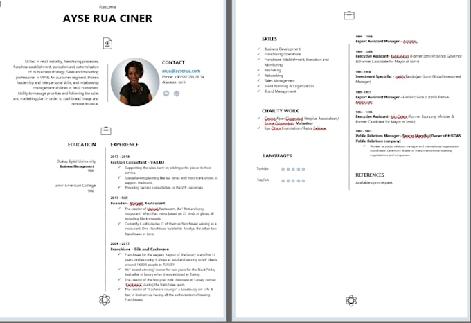create a professional CV  cover letter  statement of purpose
