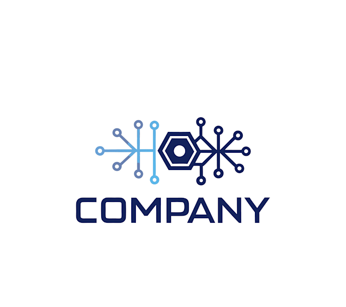 design a modern tech logo for your technology business