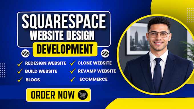 build squarespace website redesign, edit squarespace website, update squarespace