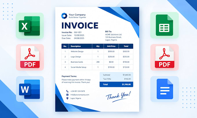 develop smart excel macros, vba, invoice trackers and spreadsheet templates