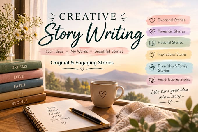 write creative and emotional short stories