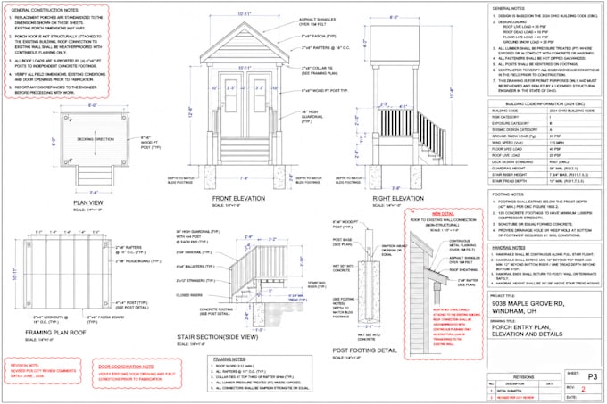 create UK USA planning permission and permit drawings