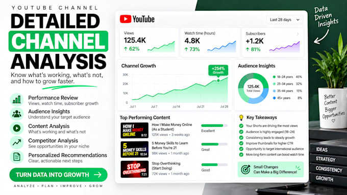 create youtube growth strategy for channel