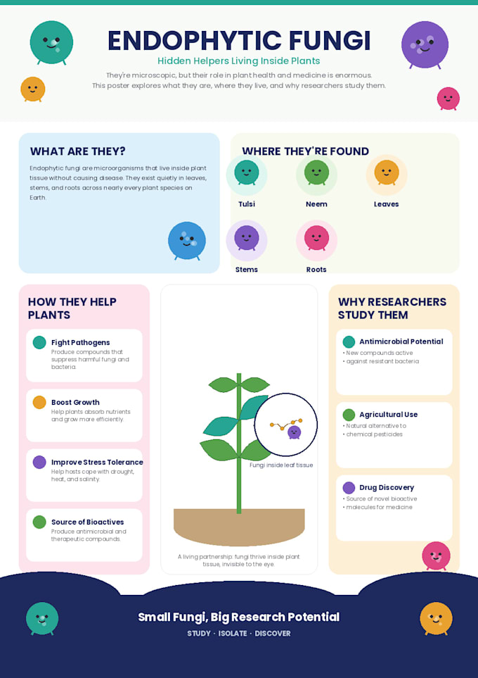 design scientific posters and infographics for research
