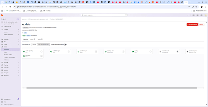 build your ci cd pipeline