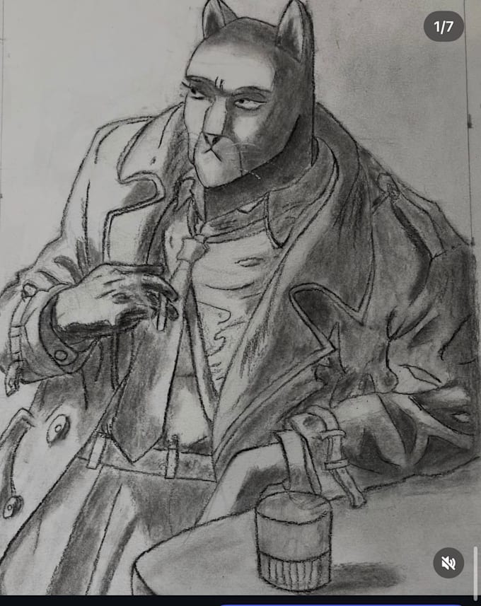 professional charcoal and pencil portraits