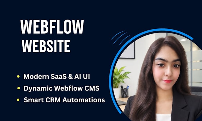 build a modern webflow website for saas and ai startups