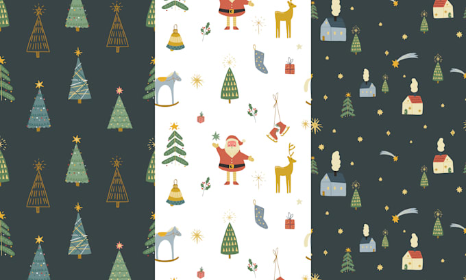 create a cute seamless vector pattern