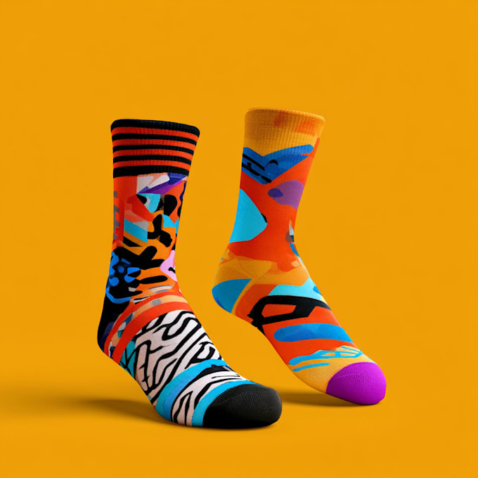 design custom and unique socks design