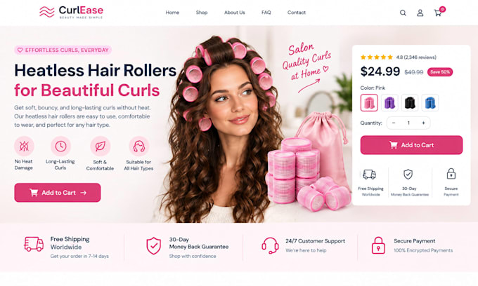 build pagepilot dropshipping product page and complete shopify store setup