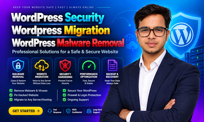 do wordpress malware removal, migration, fix hacked website, wordpress security
