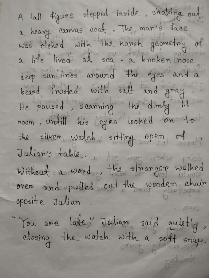 write anything with my beautiful handwriting