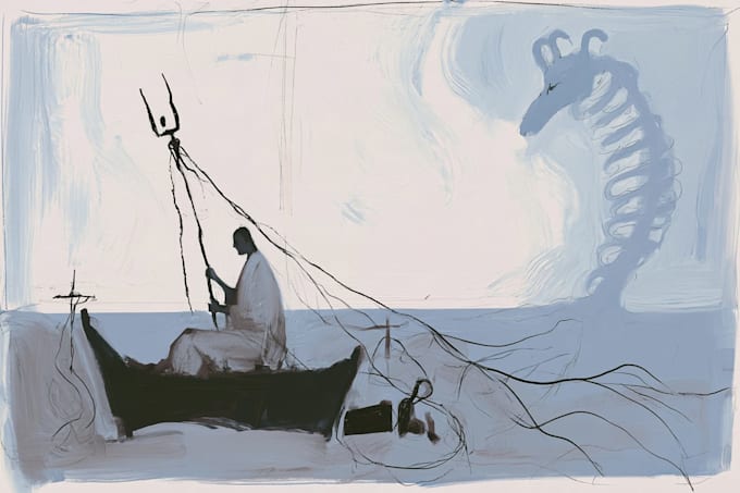 draw a fantasy sketchy illustration