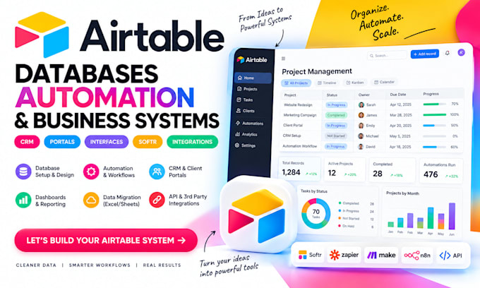 airtable database setup admin client portal airtable softr, ai excel to airtable