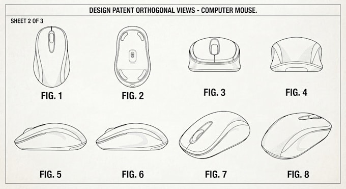 create patent drawings, utility patent illustration and technical drawings