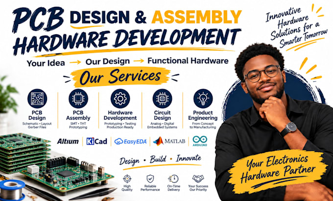 do pcb design, pcb assembly, hardware development, hardware development, circuit