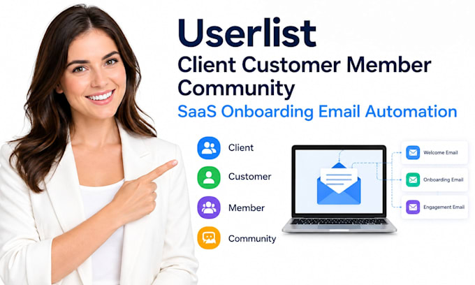 userlist client customer member community saas onboarding email automation