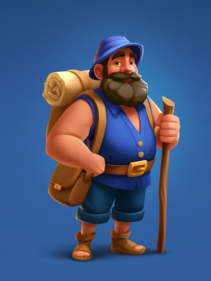 draw 2d game character or 2d game character