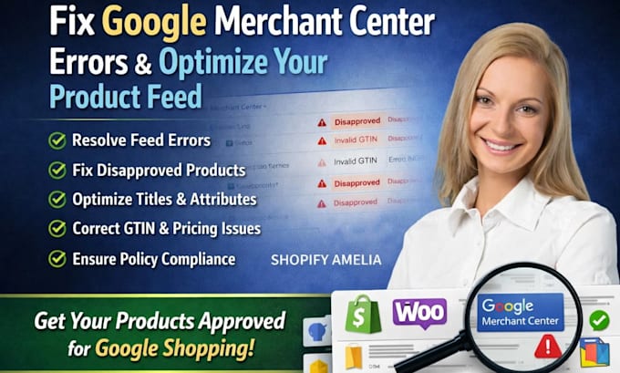 fix and optimize product feed google merchant center, fix product feed errors