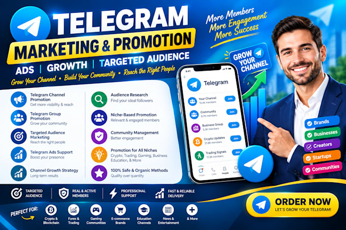 do telegram marketing, telegram promotion, telegram ads, telegram growth