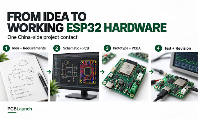 build your esp32 iot pcb prototype