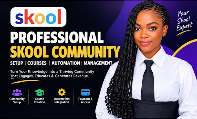setup skool community skool course community management and automation