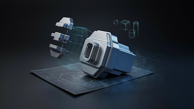 do 3d cad design, technical drawing, 3d product modeling, 3d rendering with dfm