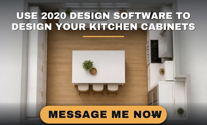 use 2020 design software to design your kitchen cabinets