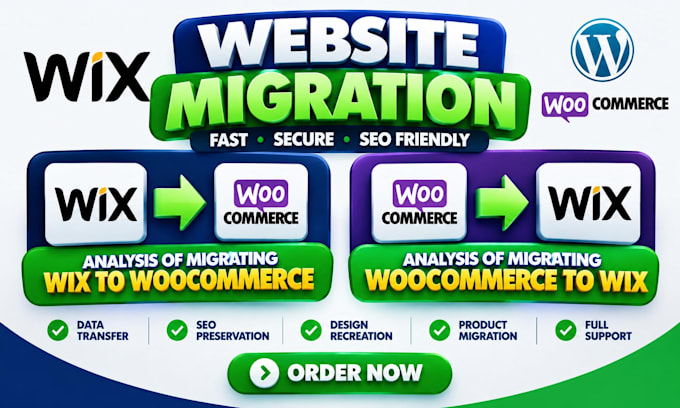 migrate wix to woocommerce and woocommerce to wix woocommerce website migration
