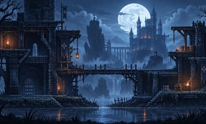 pixel art background pixel game pixel art environment character landscape pixel