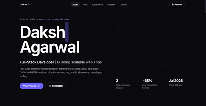 develop a mern stack web app
