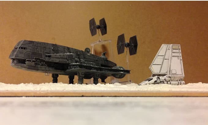 design hard surface 3d spaceship models, sci fi spacecraft and starships