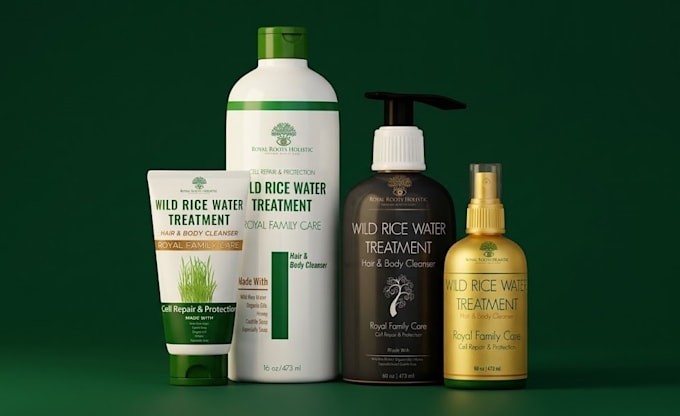 design luxury product packaging, box and label design