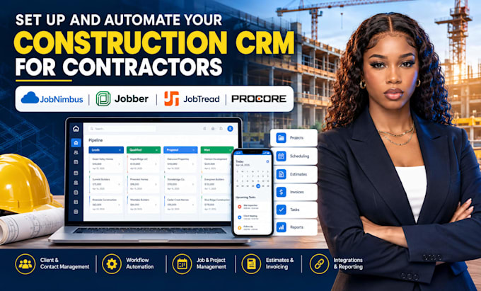 set up and automate your construction CRM for contractors