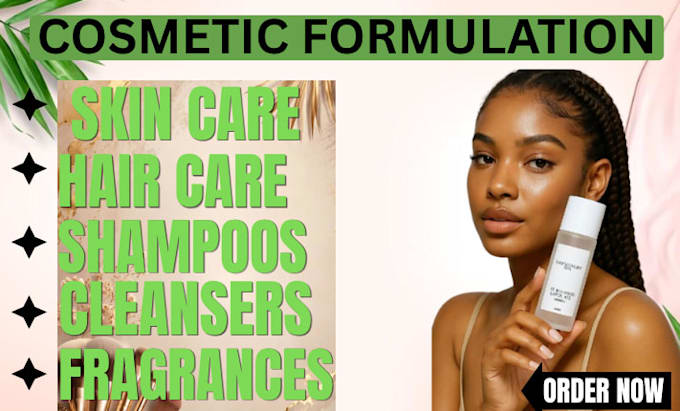 be your cosmetics formulation chemist, skincare formulation