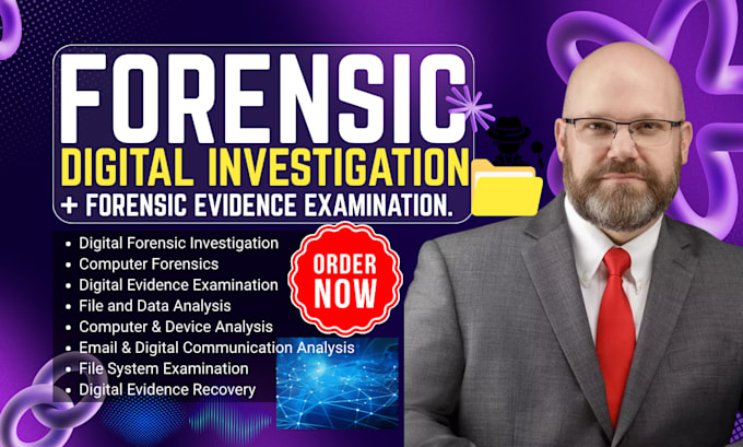 do digital forensic investigation, computer forensic with forensic report