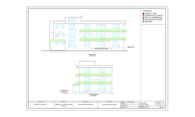 draft 2d autocad architectural and structural drawings