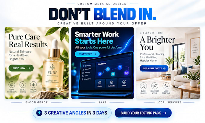 design facebook and instagram ad creatives