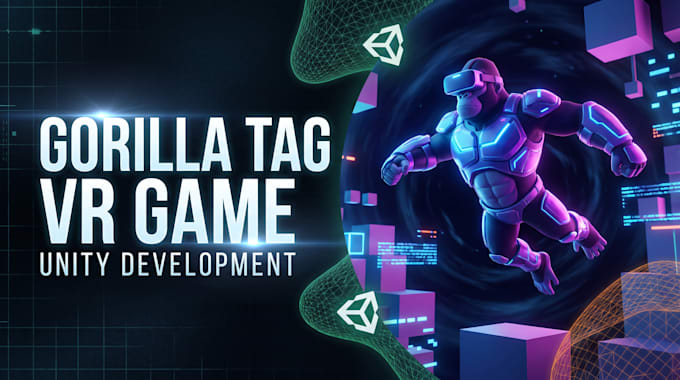 make a custom gorilla tag fan game in unity